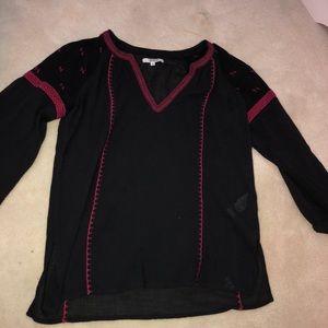 Madewell light stitch blouse